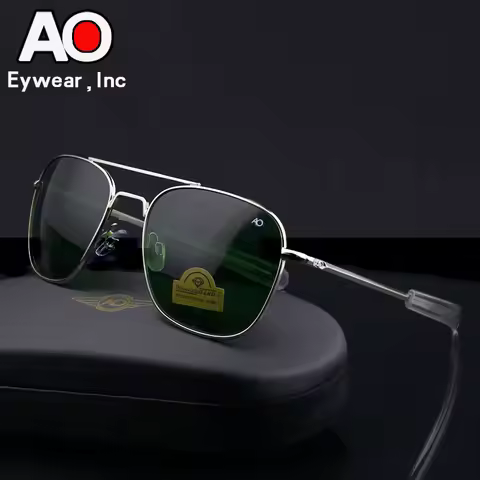 Aviation Sunglasses Men Women Outdoor driving glasses pilot American Army Military Optical AO SunGla