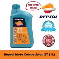 【READY STOCK】Repsol Moto Competicion 2T Motorcycle Engine Oil (1L)