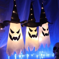 New Halloween Decoration Light Creative Haunted House Scene Horror Atmosphere Decoration LED Light Ghost Wizard