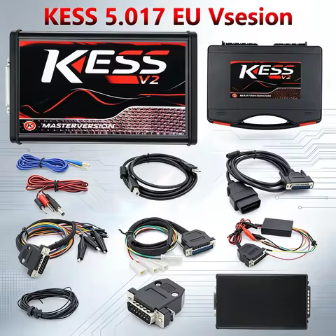 Kess V5.017 V2 Red PCB Unlimited EU Version OBD2 ECU Programmer Car Truck Diagnostic Tool Kess V2
