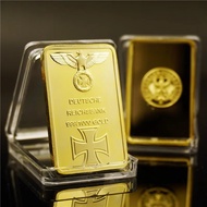 นกอินทรีเยอรมันทองทองแท่งบาร์ Deutsche Reichsbank 999/1000เหรียญที่ระลึกการตกแต่งที่ทันสมัย