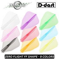 JOKER DRIVER DART FLIGHT - FF SHAPE ZERO FLIGHT DART FLYER (SAYAP DART PIN)