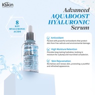 [Kskin Official] Advanced Aquaboost Hyaluronic Serum | Moisturising, Deep Hydration, All Skin Types