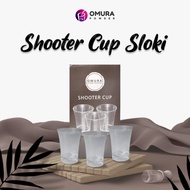 [Shooter Cup] Omura Dessert Shooter Shooter Cup Model Sloki Gelas Tempat Wadah Pudding Panna Cotta O