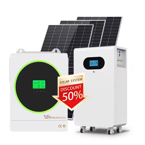 6.2KW Hybrid Solar Energy System 6200W Single Phase 230V Complete Home Kit LiFePO4 Battery Energy St
