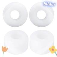 HILDAR 4Pcs/Set Skateboard Wheels, High Elasticity 78-85A Hardness Skateboard Replacement Wheels, Du