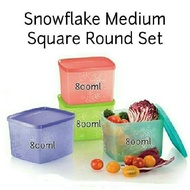 Snowflake Medium Square Round 800ml - Tupperware Brands