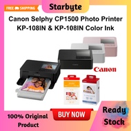 Canon Selphy CP1500 Wireless Compact Photo Printer KP-108IN/RP-108IN