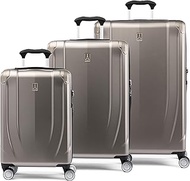 Pathways 3 Hardside Expandable Luggage, 8 Spinner Wheels, Lightweight Hard Shell Suitcase, Champagne, 3 Piece Set (21/25/28), Pathways 3 Hardside Expandable Luggage