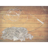 3 WAY RIG  "CLEAR" (PERAMBUT PASANG SIAP)