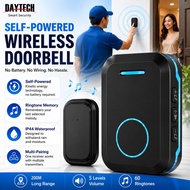 新款Daytech Wireless Doorbell Self Powered No Battery20260902