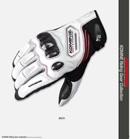 Gk167 Carbon Leather Racing Glove Motorcycle Gloves Ride Bike Driving Bicycle Cycling Motorbike Spor