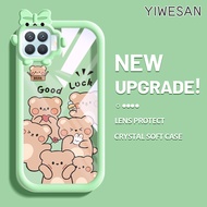 YIWESAN Casing Ponsel untuk OPPO A93 2020 F17 Pro Reno 4F Reno 4 Lite Reno 4 5G Casing pelindung HP 