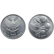 Koin Kuno 25 Rupiah Buah Pala / Uang Koin 24 Pala