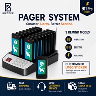 [Local Warranty] Wireless Restaurant Buzzer 16 Pager F&B Hawker Cafe