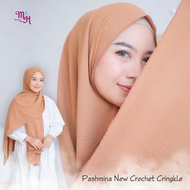 PASHMINA CROCHET CRINGKLE PREMIUM / PASHMINA PICOT CRINGKLE