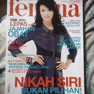 Majalah Femina November 2008 - cover Donita