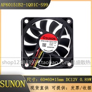 Jianzhun SUNON AF60151B2-1Q01C-S99 12V 0.89 W 60x15 6cm Silent Fan wangb2