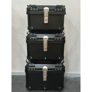 OFFER Motorcycle Top Box 36L 45L 57L With Base Plate Safety Box Motorbike ABS Case Kotak Belakang Co