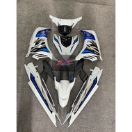 COVERSET YAMAHA 135LC V6 V7 WHITE BLUE ORIGINAL HLY