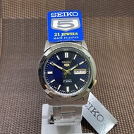 Seiko 5 SNKK11J1 Automatic Stainless Steel Blue Dial Analog Date Men's Japan Watch