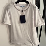 Summer Neckline Diamond Shirt