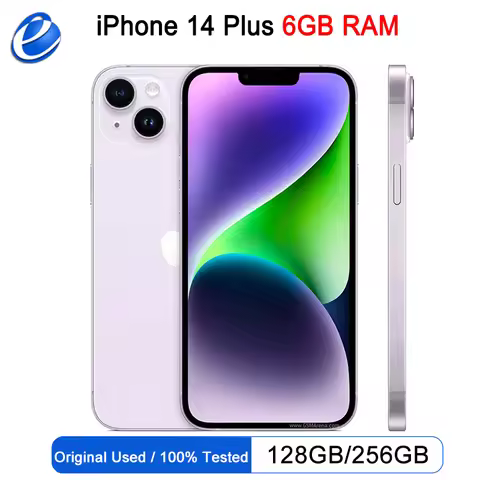 Apple iPhone 14 Plus 128/256GB ROM 6GB RAM 6.7" Genuine Super Retina OLED Face ID NFC 5G Original Ph
