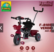 Sepeda anak roda tiga FAMILY VERDE 8105 Tricycle Family