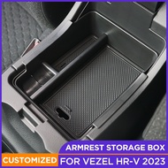 Armrest Storage Box For Honda VEZEL HRV 2022 2023 Car Center Console Amrest Storage Box For Honda HR-V VEZEL CAR ACCESSORIES