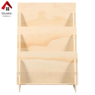 Card Display Stand Greeting Card Display Multifunctional Card Stand 3 Tier Wooden Card Display Stand