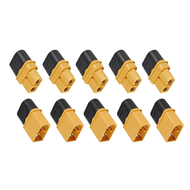 Aokin 5/10 Đôi XT60H Đầu Nối Cắm Có Vỏ Bọc Cho RC Pin Lipo Xe Ô Tô Lái Máy Bay-Nam & Nữ