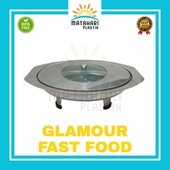 Serving Pot Buffet Food Container Fast Food Dish Stainless Steel/Glamour Fast Food/Fast Food Oval St