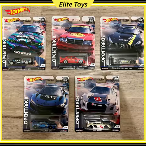 Hot Wheels Premium Car Culture Open Track Benz Mercedes-AMG Audi Nissan Acura 1:64 Diecast Car Model