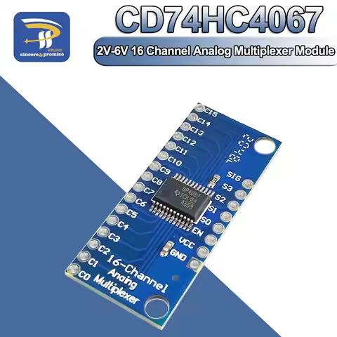 CD74HC4067 CMOS 2V-6V 16 Channel Way Analog Multiplexer / Digital ADC Module For Arduino 74HC4067 Mi