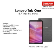 Lenovo Tab One Tablet — MediaTek Helio G85 - 4GB RAM - 128GB eMMC - 8.7" HD IPS 60Hz