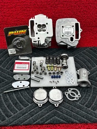 เวฟ100ลูก54/4วาล์วชุดเสื้อฝาเวฟ100ลูก54มิล4วาล์วขนาดวาว17-19มิลใส่เวฟ100ได้ทุกรุ่น