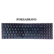 Asus Vivobook Pro N56 N56V U500VZ N76 R500V R505 N550 N750 Q550 N550 N550J Red Backlight Laptop Keyb