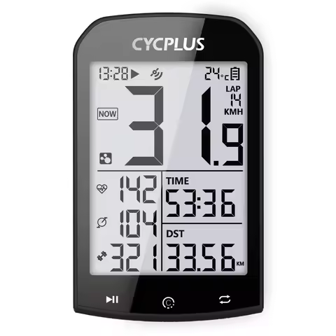CYCPLUS M1 GPS Bicycle Computer Cycling Speedometer Bluetooth 5.0 ANT+ Ciclismo Speed Meter for Garm