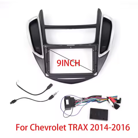 9 Inch Car Frame Fascia Adapter For Chevrolet Tracker Trax 2014-2016 Android Android Radio Dash Fitt
