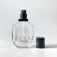 Botol Parfum Diptyque 30Ml Drat Hitam - Botol Parfum Oval 30Ml - Botol