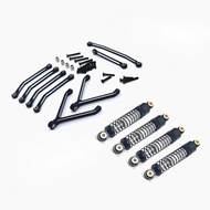 Full Car Rod โช้คอัพไฮดรอลิกสำหรับ FMS 1/24 Xiaoqi FCX24โลหะอะไหล่อัพเกรด RC รุ่น Crawler รถบรรทุก B