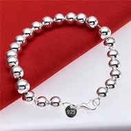 【gelang Manik】 Gelang Perak Bersalut Elektrik Perhiasan Klasik Bergaya Terlaris Gelang Manik Buddha 