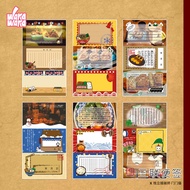 Wakawaka mini Ancient Early Collage Character Note Notebook Material