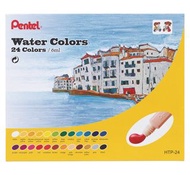 Pentel - 膠支裝水彩 12色/ 18色/ 24色 (HTP-12/ HTP-18/ HTP-24)