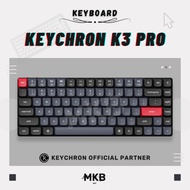 [READY STOCK] Keychron K3 Pro / K3 Max Low Profile 75% Layout Hot-Swap Custom RGB QMK VIA Bluetooth 