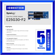 Synology E10G21-F2 E10G30-F2 E25G30-F2 Dual-Port 10/25 SFP+ PCIe3.0 Ethernet Adapter ds1621+ ds1821+