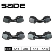 Universal 45 Degree Adapter AN4 AN6 AN8 AN10 Female to AN4 AN6 AN8 AN10 Female Hydraulic Hose Elbow 