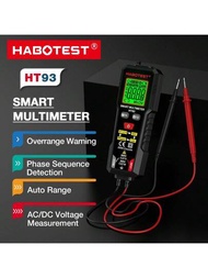 HABOTEST HT93直流電壓測試儀檢測器2000顯示非接觸式電筆雙範圍直流，交流電流電阻震動頻率電壓檢測器
