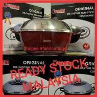 🇲🇾 DESSINI 44CM Periuk Rendang Soup Pot Non Stick