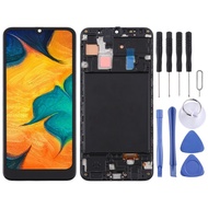 New arrival TFT LCD Screen for Samsung Galaxy A30 Digitizer Full Assembly with Frame (Black)